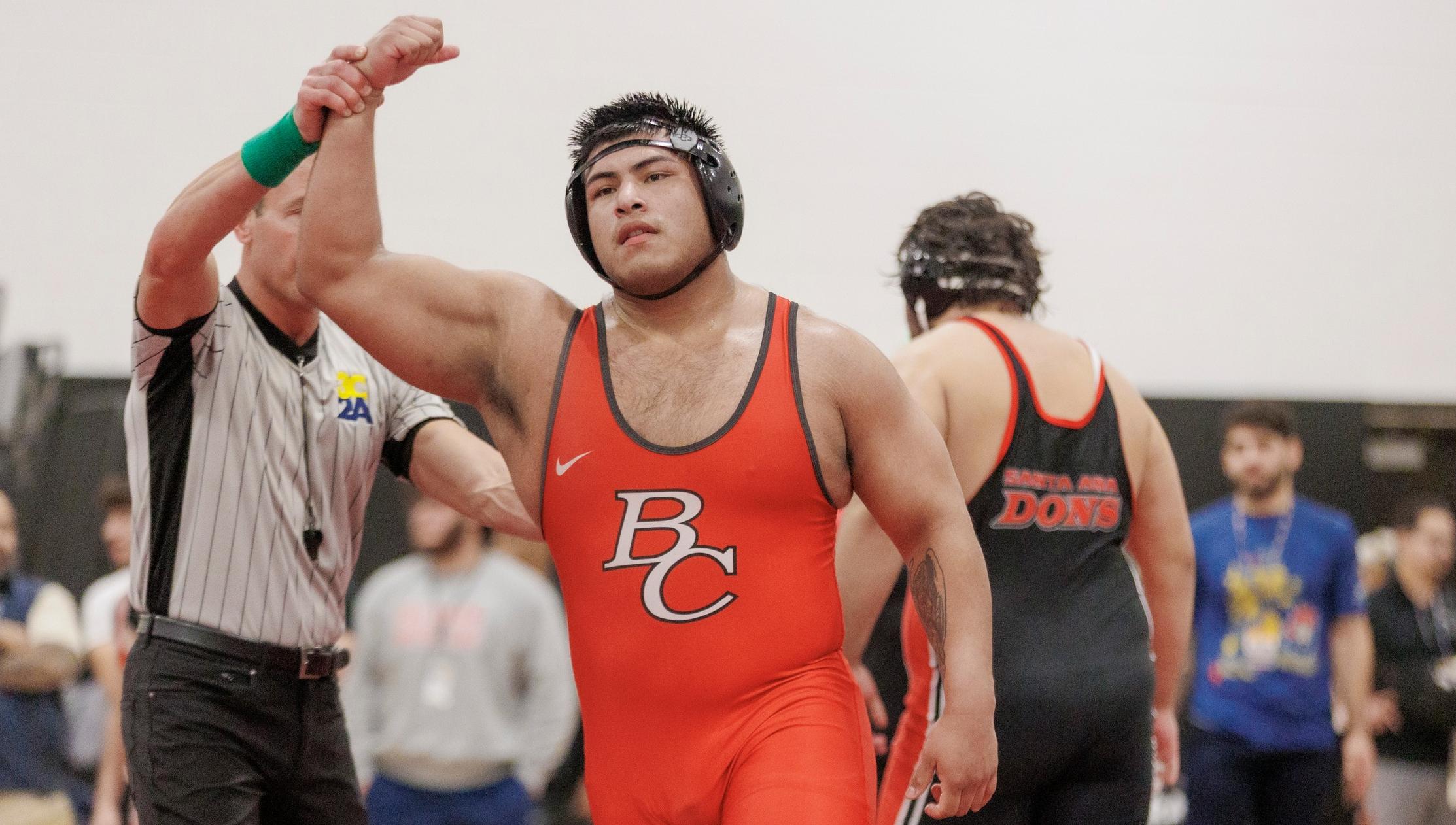 BC Wrestling Wraps up Season with a 10th Place Finish and an All-American at the 3C2A State Championship